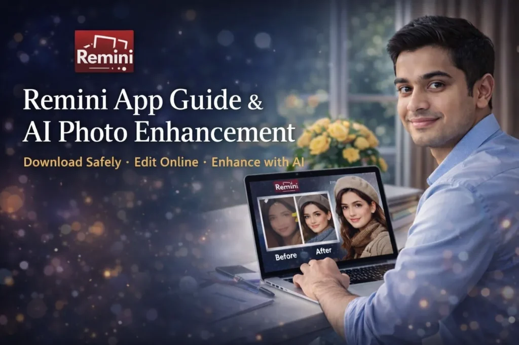 Remini.in AI photo enhancement remini ai 2026