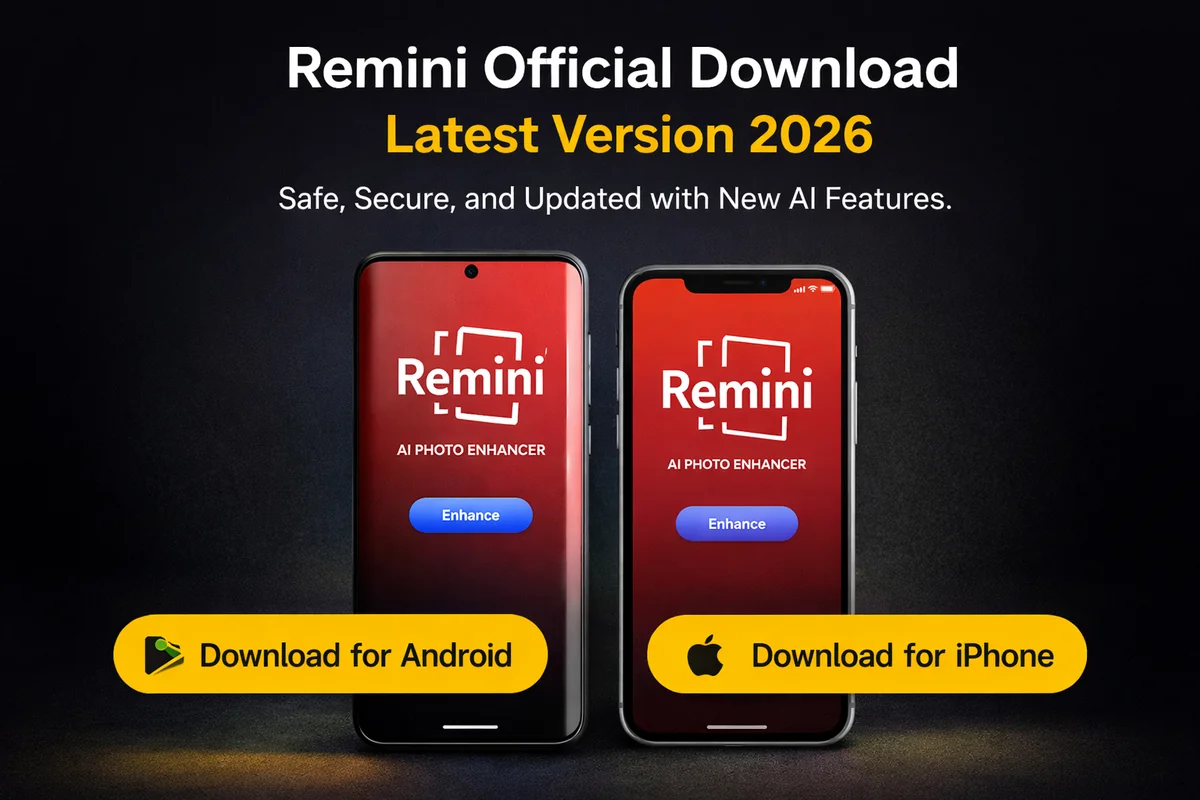 Remini official download latest version 2026 for Android and iPhone